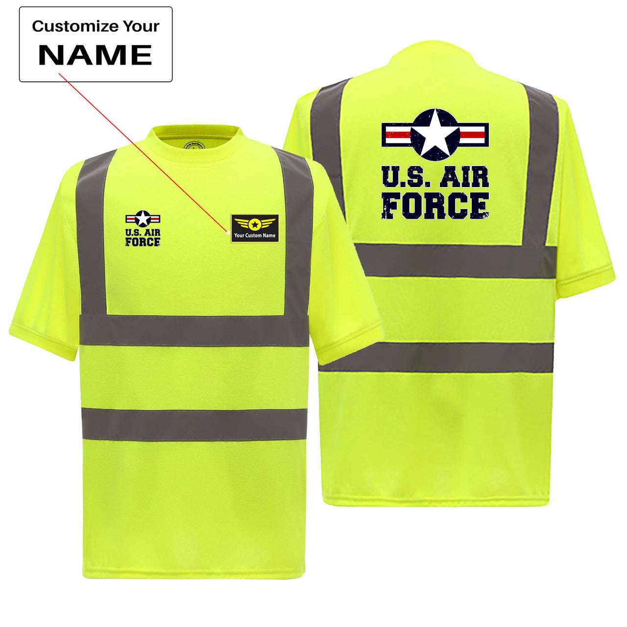 US Air Force Designed Reflective T-Shirts