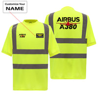 Thumbnail for Amazing Airbus A380 Designed Reflective T-Shirts