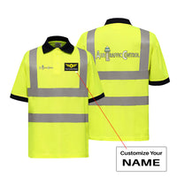 Thumbnail for Air Traffic Control Designed Reflective Polo T-Shirts