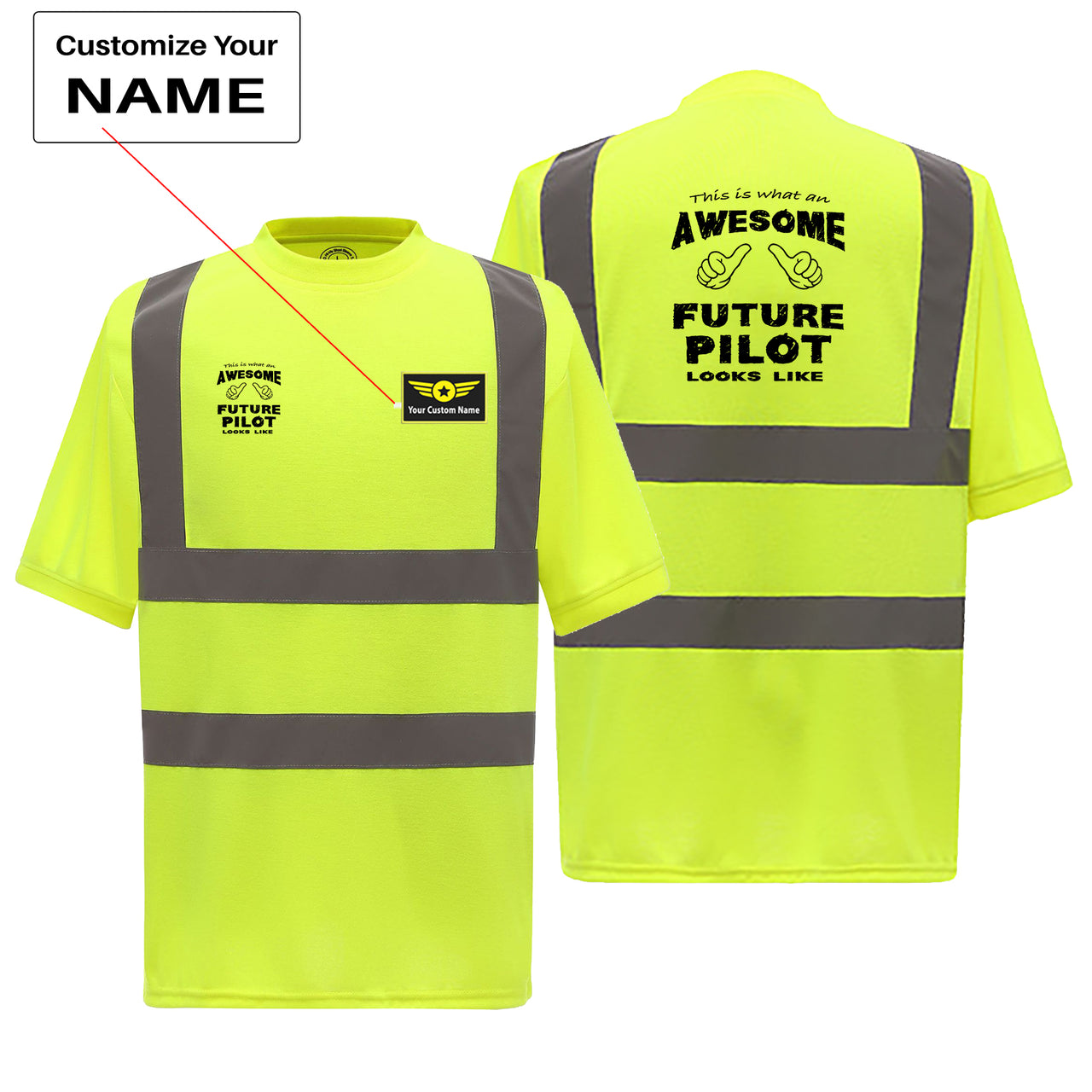 Future Pilot Designed Reflective T-Shirts