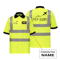 Thumbnail for Just Fly It & Fly Girl Designed Reflective Polo T-Shirts