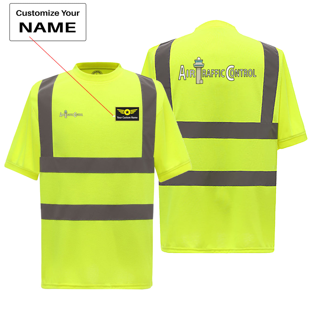 Air Traffic Control Designed Reflective T-Shirts