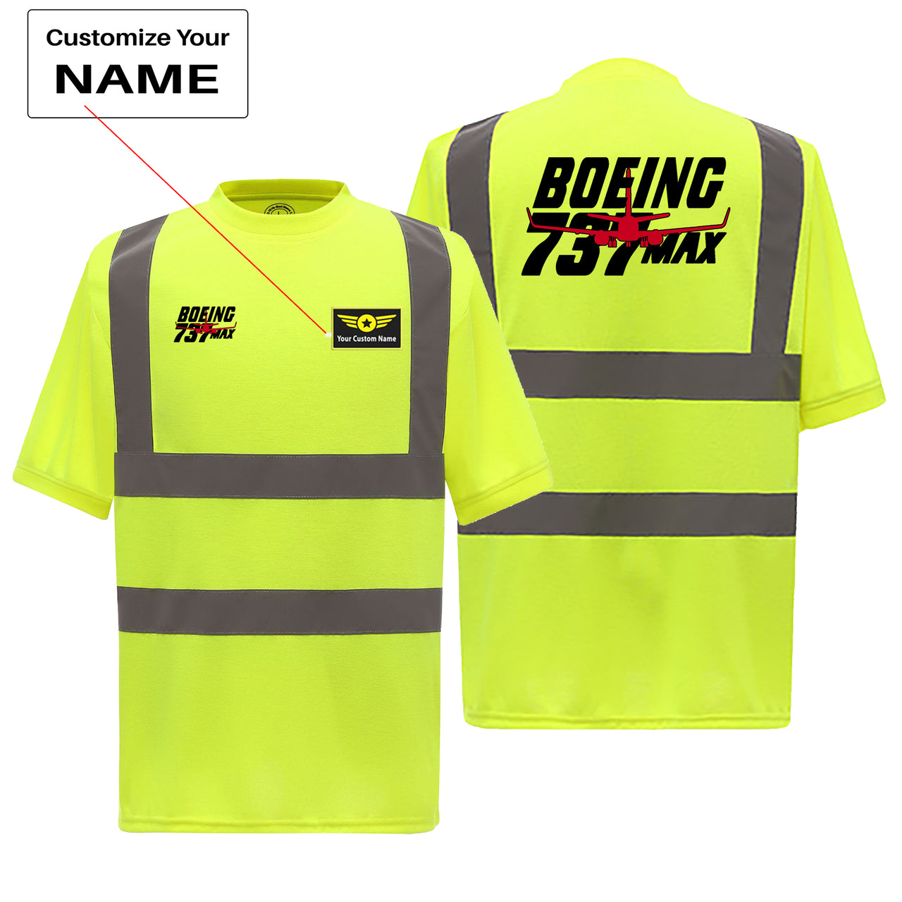 Amazing Boeing 737 Max Designed Reflective T-Shirts