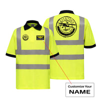 Thumbnail for Aviation Lovers Designed Reflective Polo T-Shirts