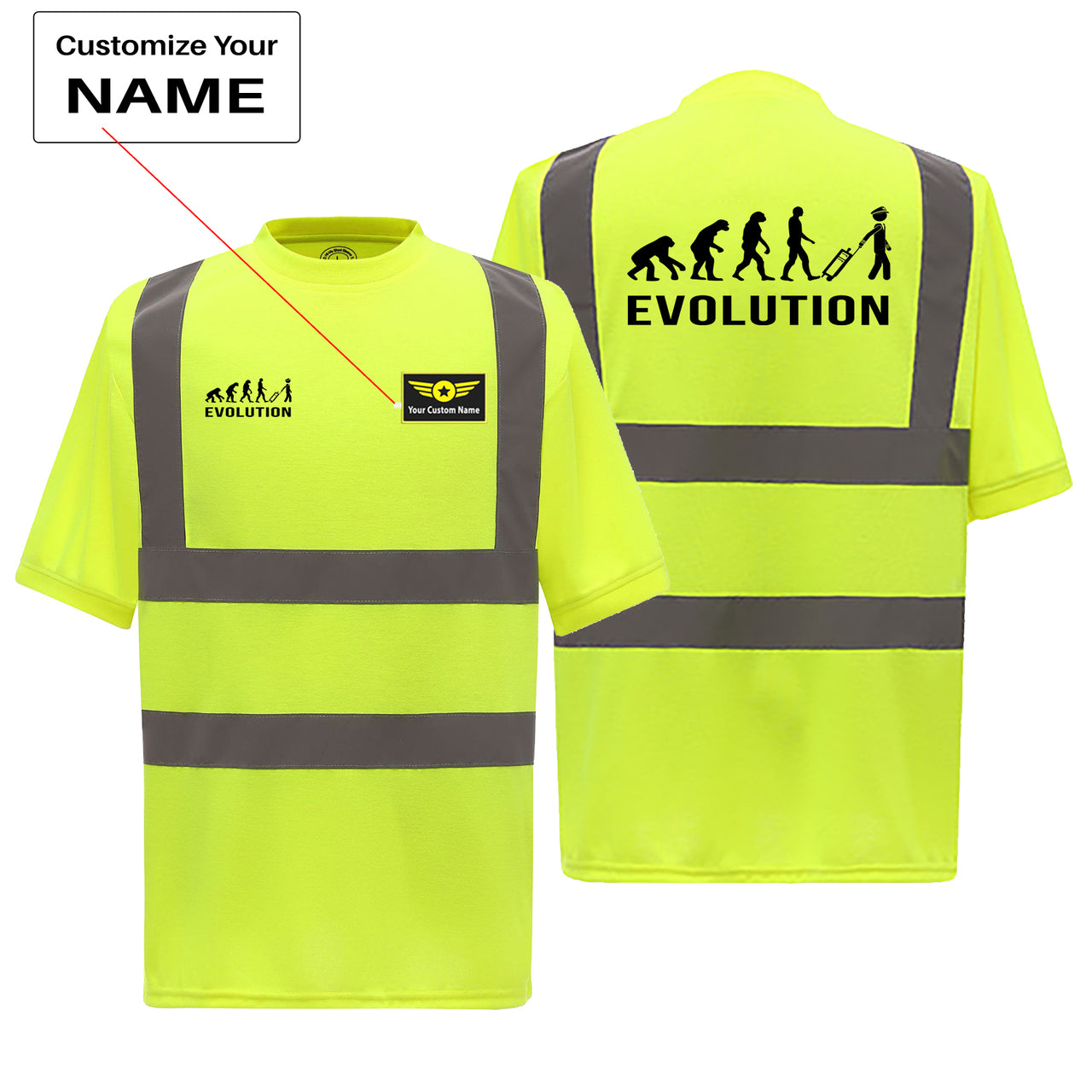 Pilot Evolution Designed Reflective T-Shirts