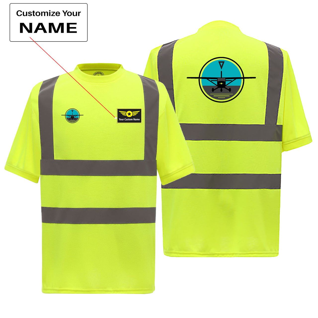 Cessna & Gyro Designed Reflective T-Shirts