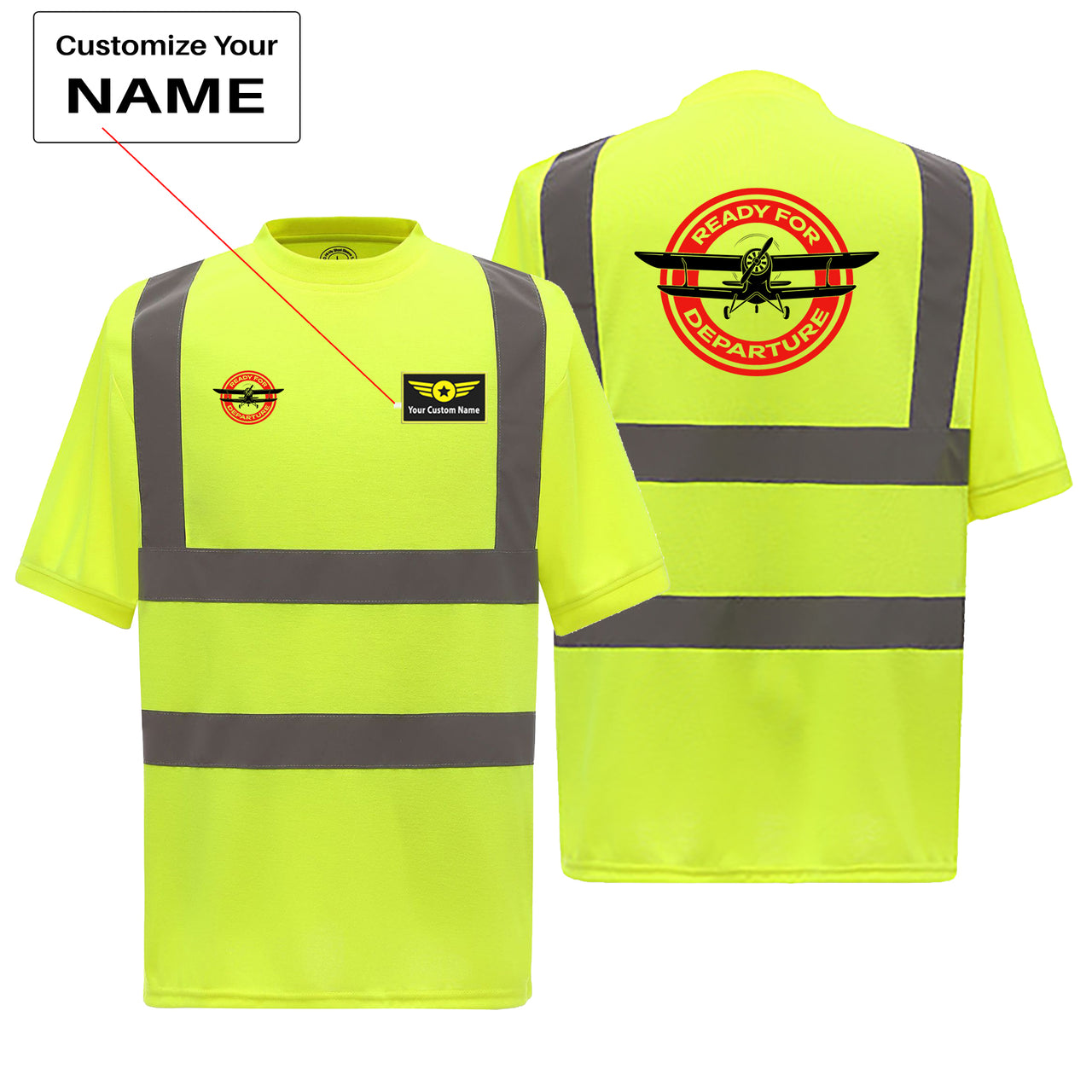 Ready for Departure Designed Reflective T-Shirts