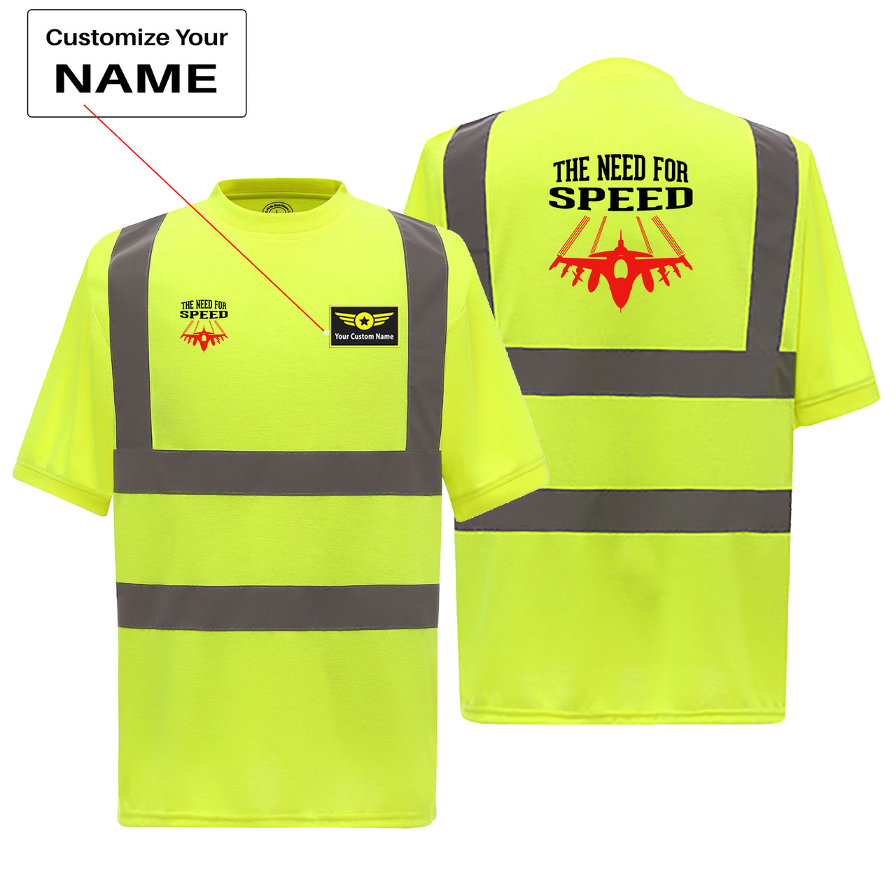 The Need For Speed Designed Reflective T-Shirts