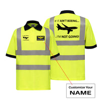 Thumbnail for If It Ain't Boeing I'm Not Going! Designed Reflective Polo T-Shirts