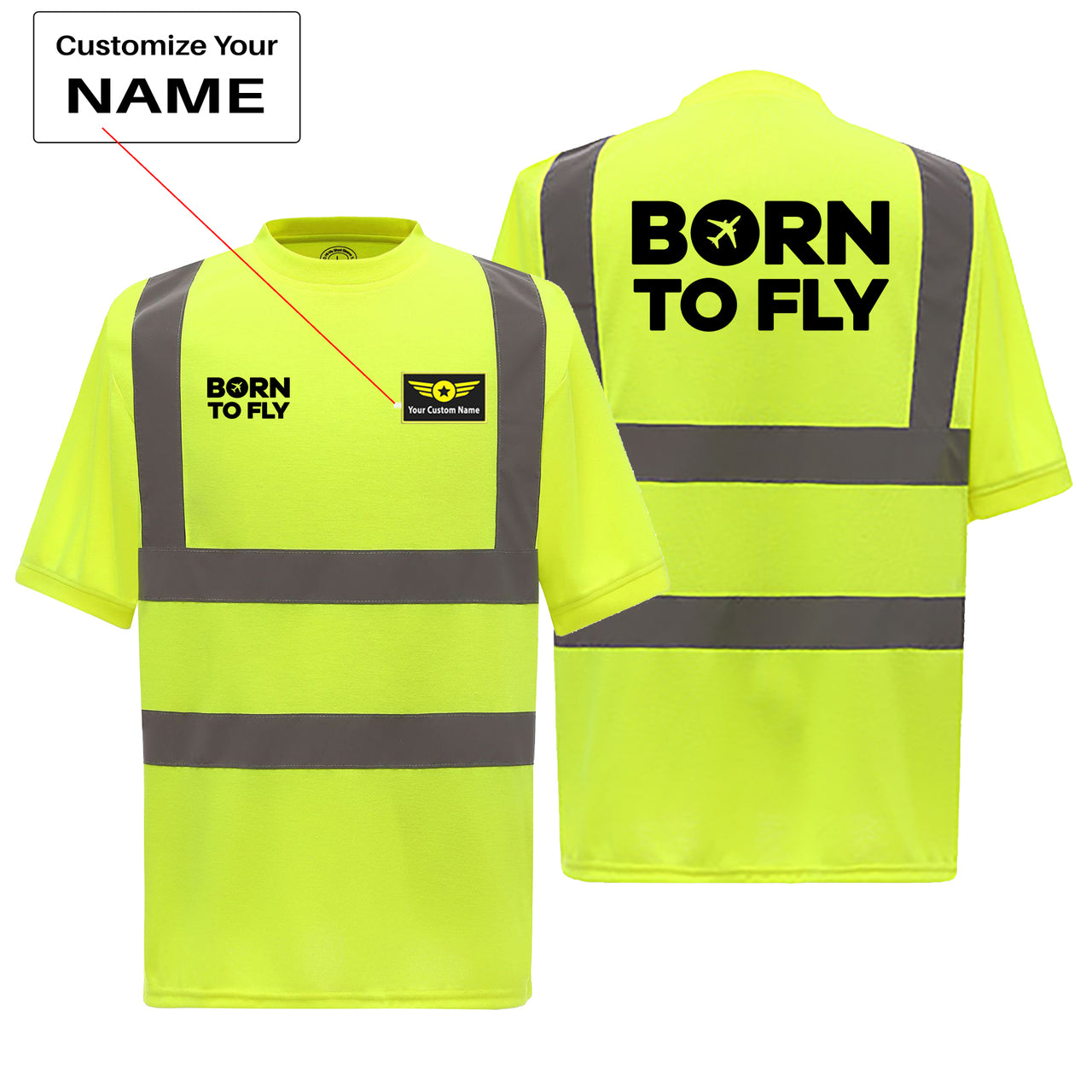 Born To Fly Special Designed Reflective T-Shirts