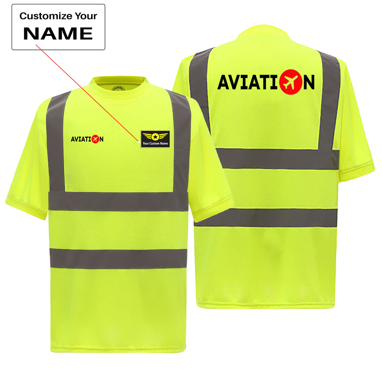 Aviation Designed Reflective T-Shirts