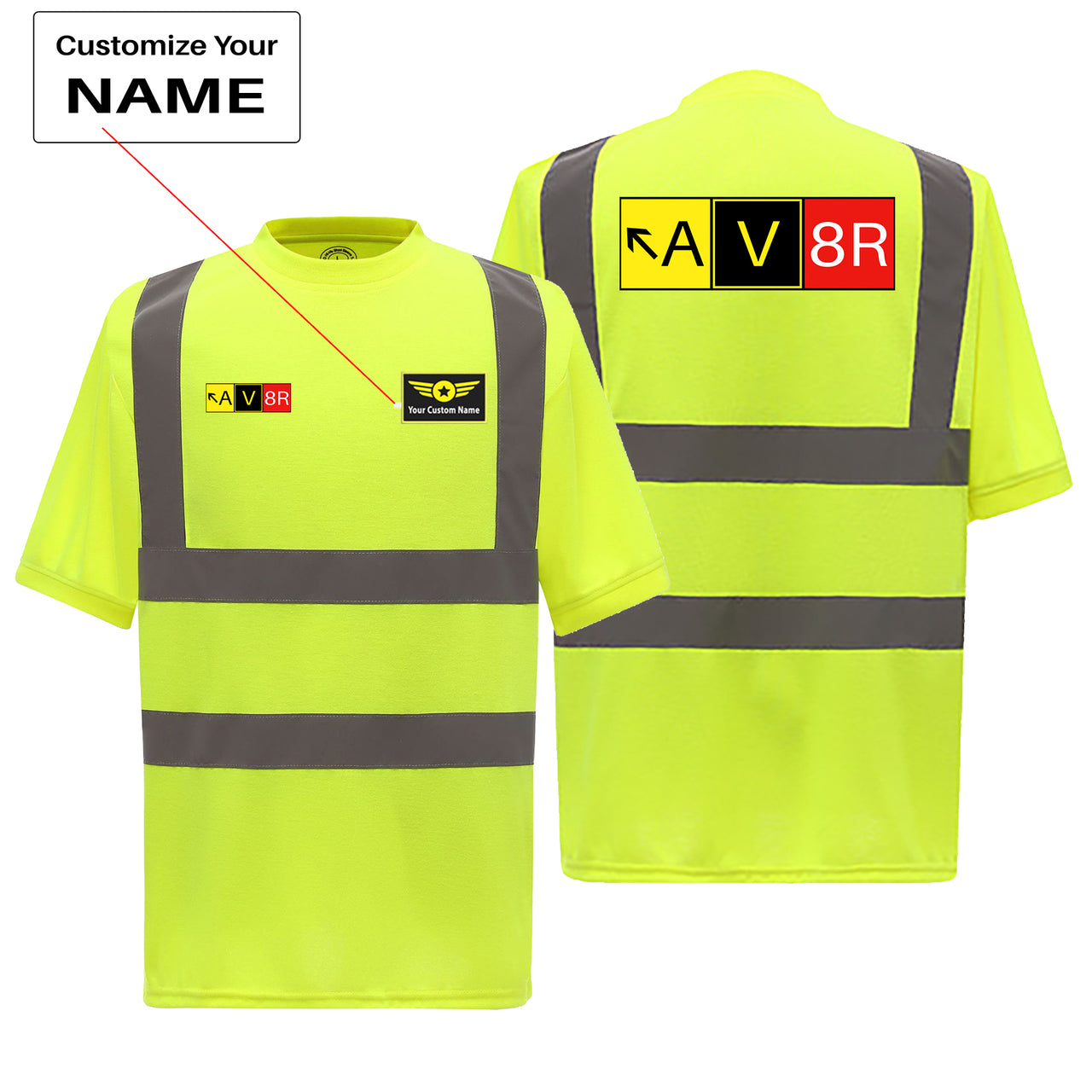 AV8R Designed Reflective T-Shirts