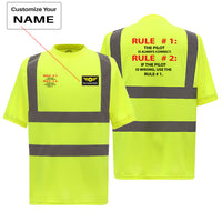 Thumbnail for Rule 1 - Pilot is Always Correct Designed Reflective T-Shirts