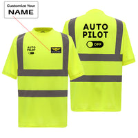 Thumbnail for Auto Pilot Off Designed Reflective T-Shirts