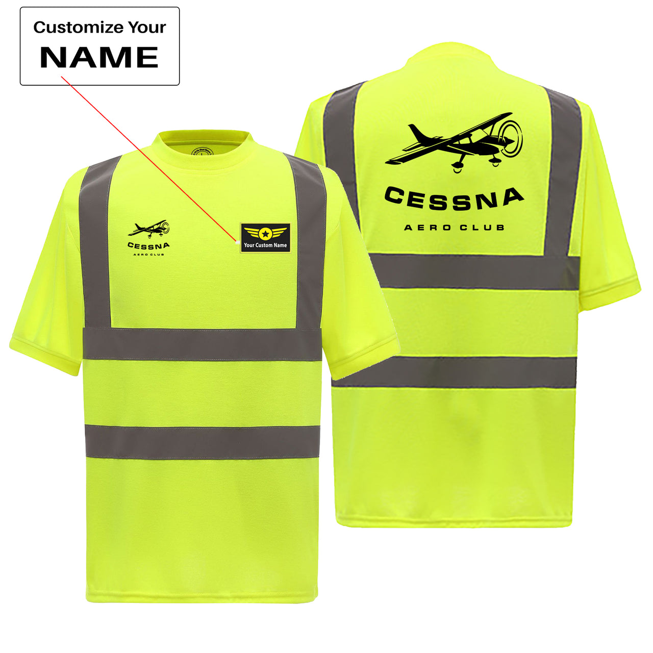 Cessna Aeroclub Designed Reflective T-Shirts