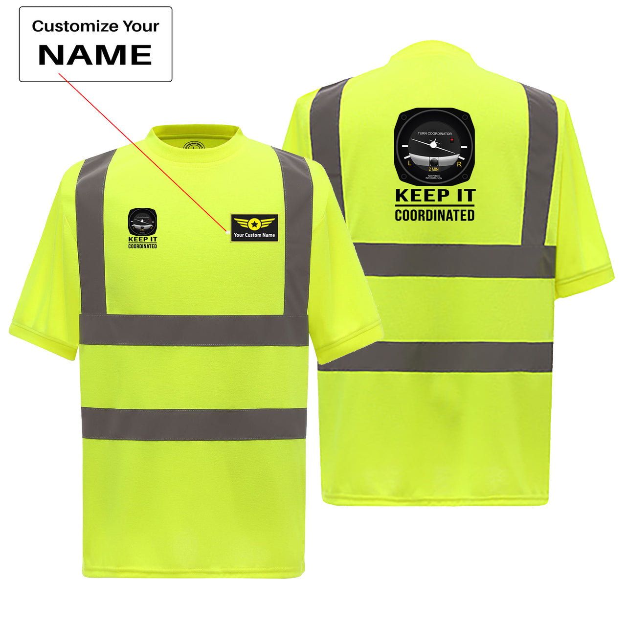 Keep It Coordinated Designed Reflective T-Shirts