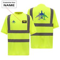 Thumbnail for Colourful 3 Airplanes Designed Reflective T-Shirts