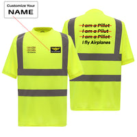 Thumbnail for I Fly Airplanes Designed Reflective T-Shirts