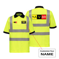 Thumbnail for AV8R Designed Reflective Polo T-Shirts