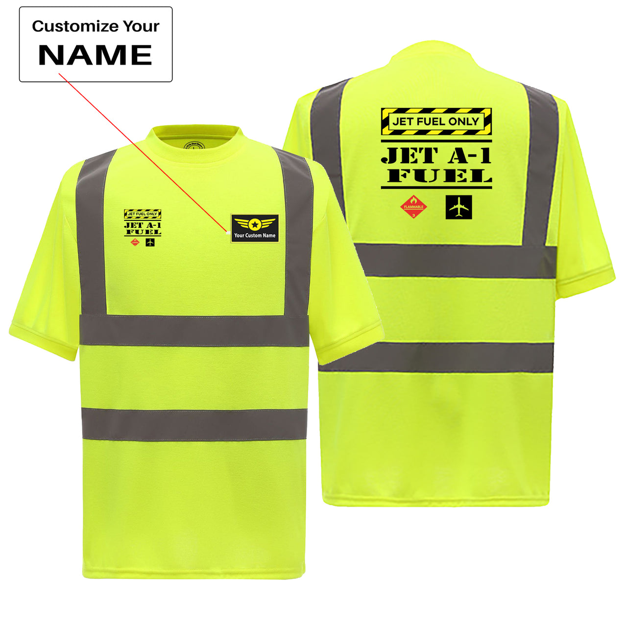 Jet Fuel Only Designed Reflective T-Shirts