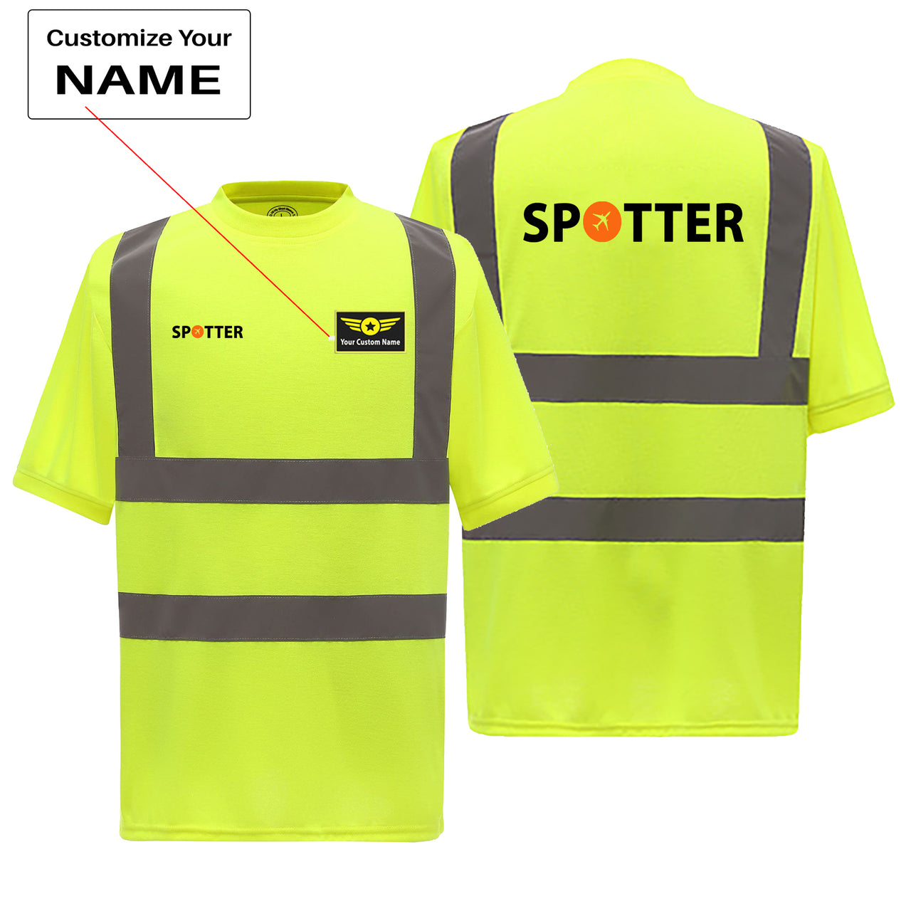 Spotter Designed Reflective T-Shirts