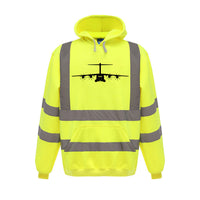 Thumbnail for Airbus A400M Silhouette Designed Reflective Hoodies