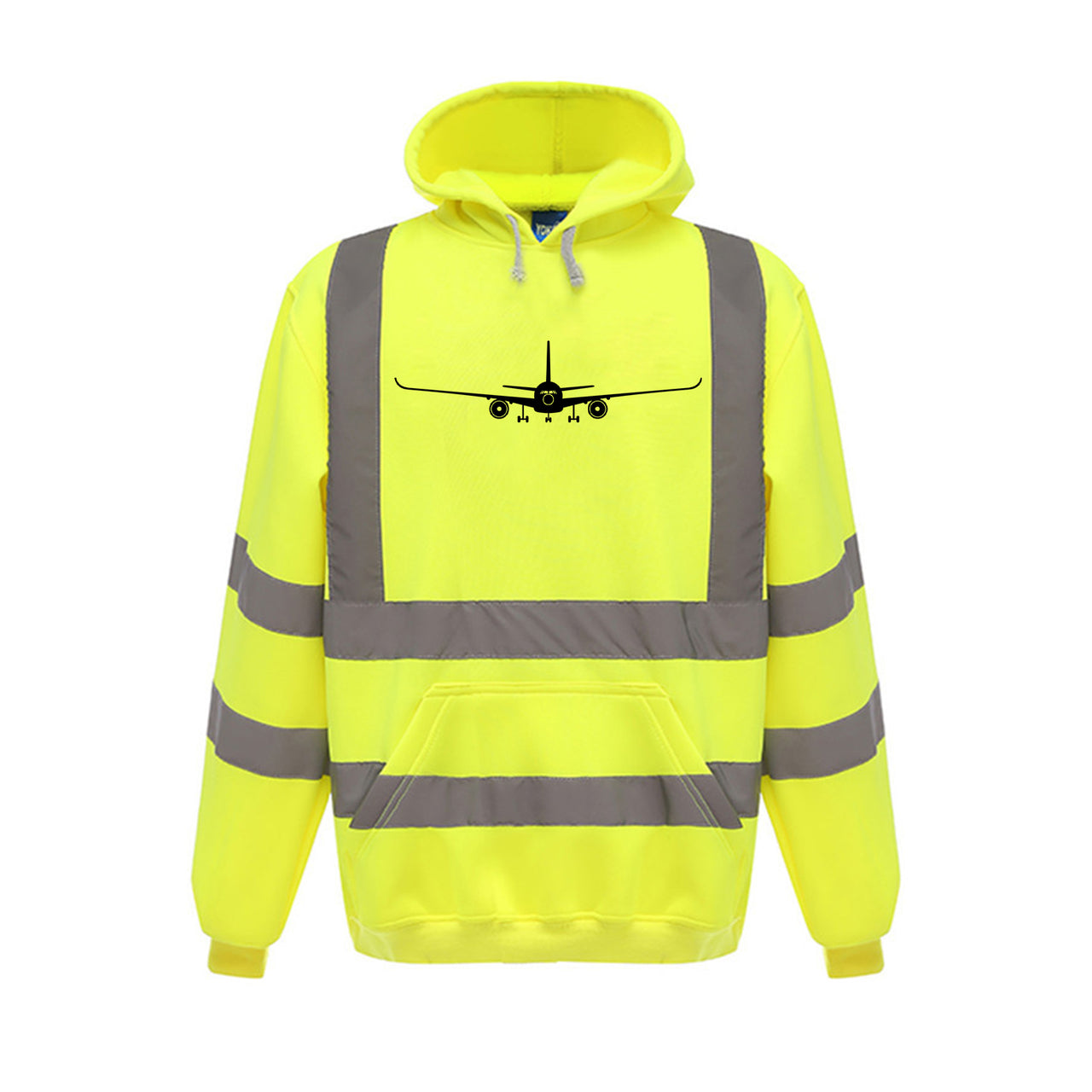 Airbus A350 Silhouette Designed Reflective Hoodies