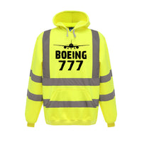 Thumbnail for Boeing 777 & Plane Designed Reflective Hoodies