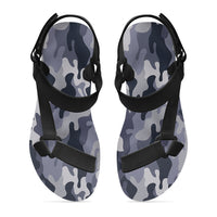 Thumbnail for Military Camouflage Army Gray Designed Open Toe Sandals (Slippers)