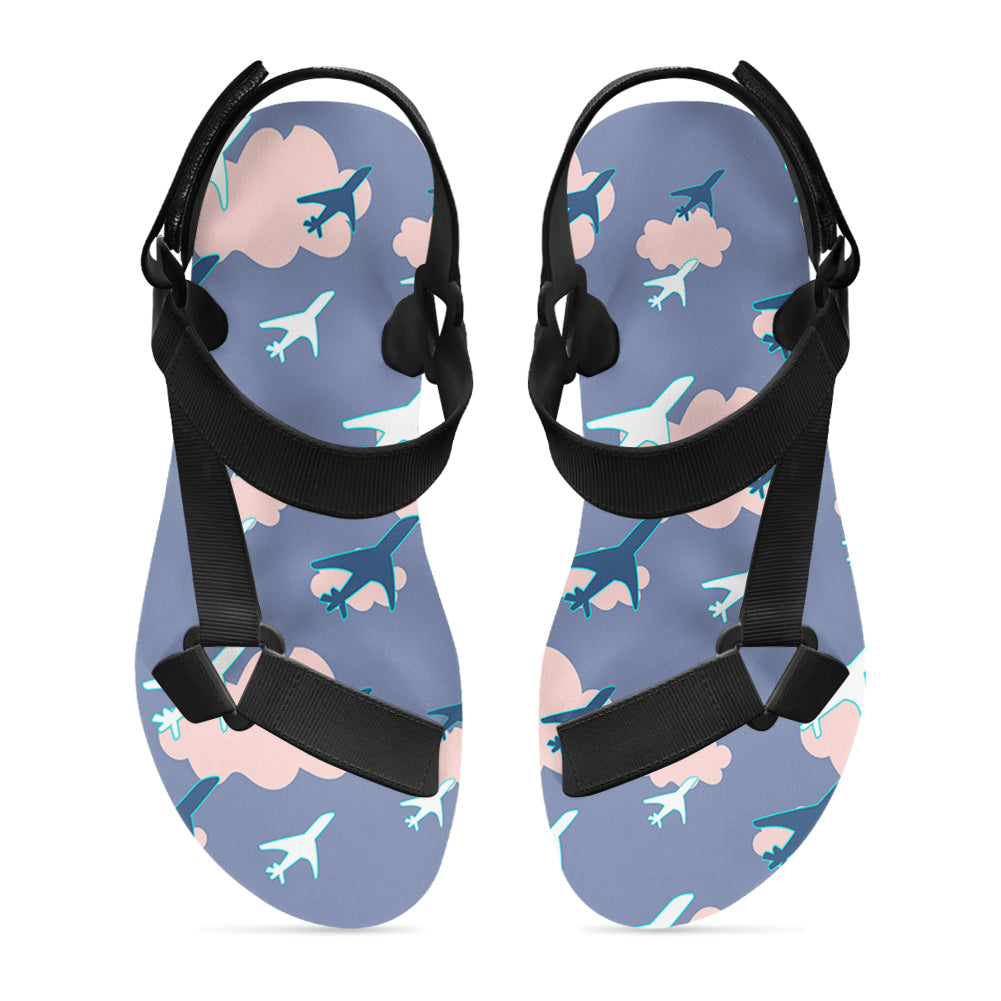 Cool & Super Airplanes (Vol2) Designed Open Toe Sandals (Slippers)