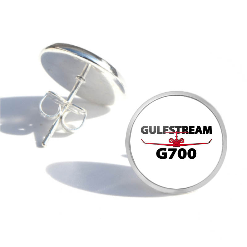 Amazing Gulfstream G700 Designed Stud Earrings