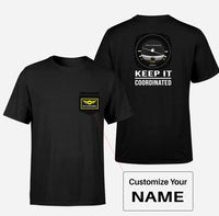 Thumbnail for Keep It Coordinated Designed Pocket T-Shirts