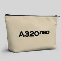 Thumbnail for A320neo & Text Designed Zipper Pouch