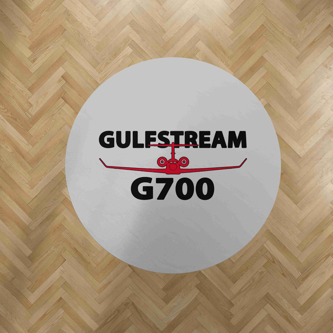 Amazing Gulfstream G700 Designed Carpet & Floor Mats (Round)