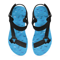 Thumbnail for Many Propellers Designed Open Toe Sandals (Slippers)