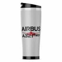 Thumbnail for Amazing Airbus A321neo Designed Stainless Steel Travel Mugs