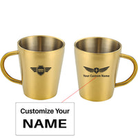 Thumbnail for Born To Fly & Badge Designed Stainless Steel Coffee Mugs