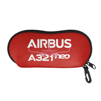 Thumbnail for Amazing Airbus A321neo Designed Glasses Bag