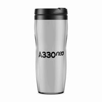 Thumbnail for A330neo & Text Designed Plastic Travel Mugs