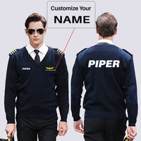 Thumbnail for Piper & Text Designed Wool Pilot Sweaters