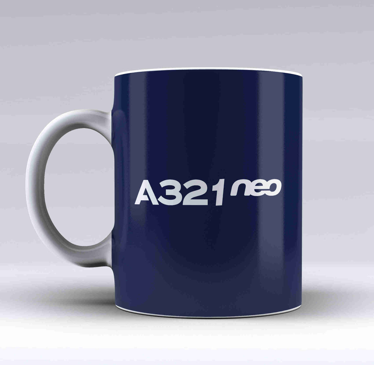 A321neo & Text Designed Mugs