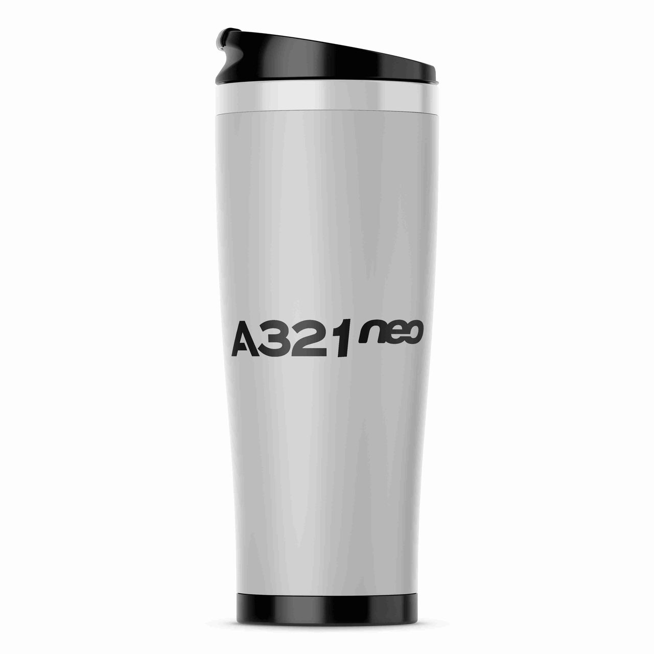 A321neo & Text Designed Stainless Steel Travel Mugs