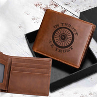 Thumbnail for In Thrust We Trust (Vol 2) Designed Laser Leather Wallets