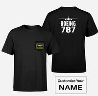 Thumbnail for Boeing 787 & Plane Designed Pocket T-Shirts