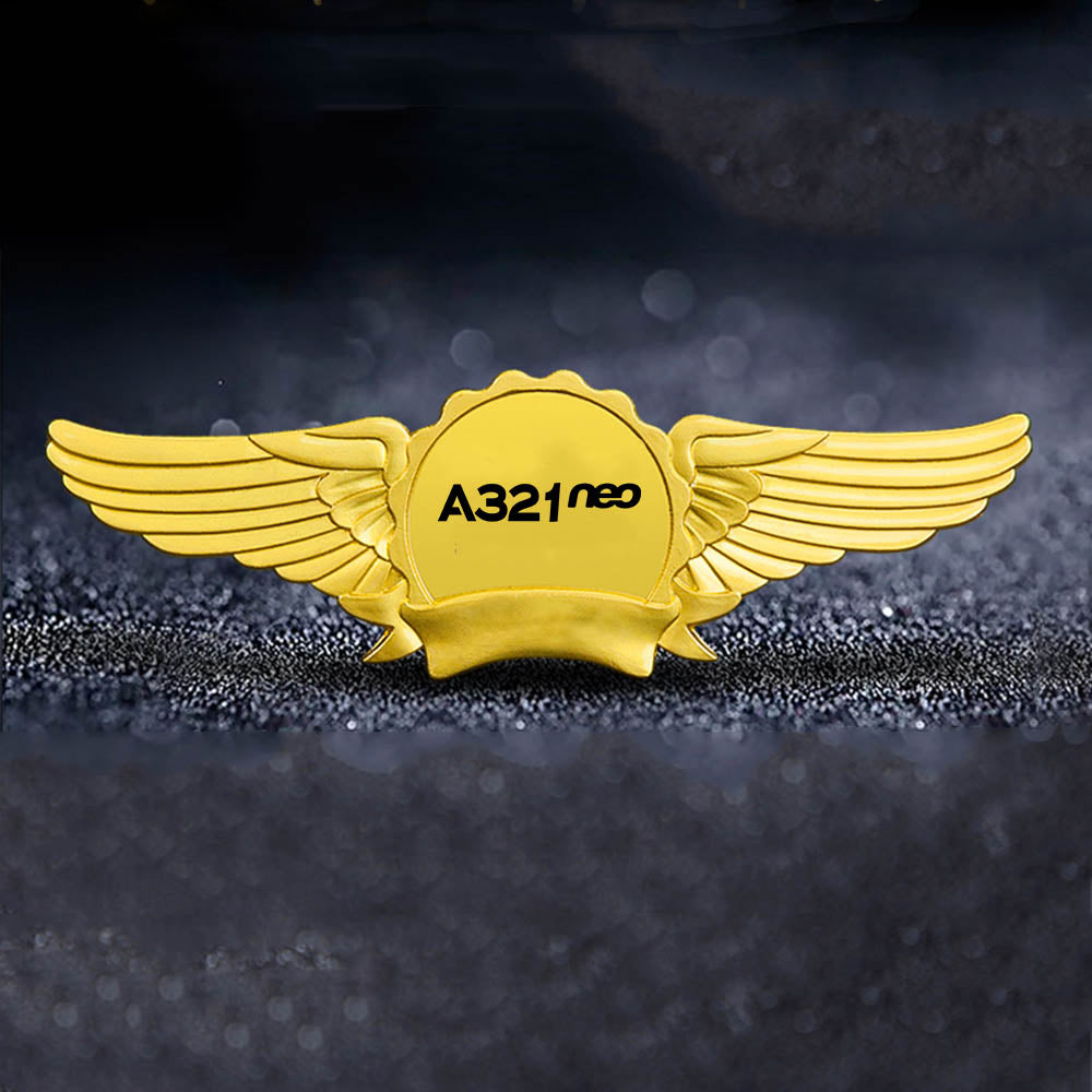 A321neo & Text Designed Badges