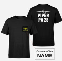 Thumbnail for Piper PA28 & Plane Designed Pocket T-Shirts