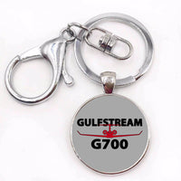 Thumbnail for Amazing Gulfstream G700 Designed Circle Key Chains