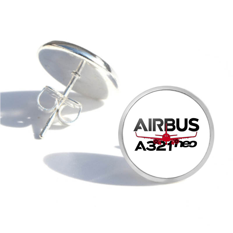 Amazing Airbus A321neo Designed Stud Earrings