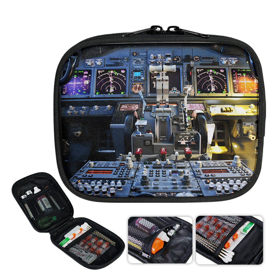 Boeing 737 Cockpit Designed Travel & Medical Storage Bags