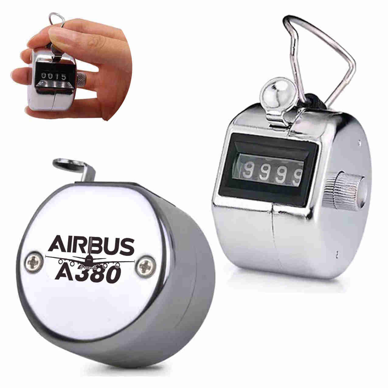 Amazing Airbus A380 Designed Metal Handheld Counters